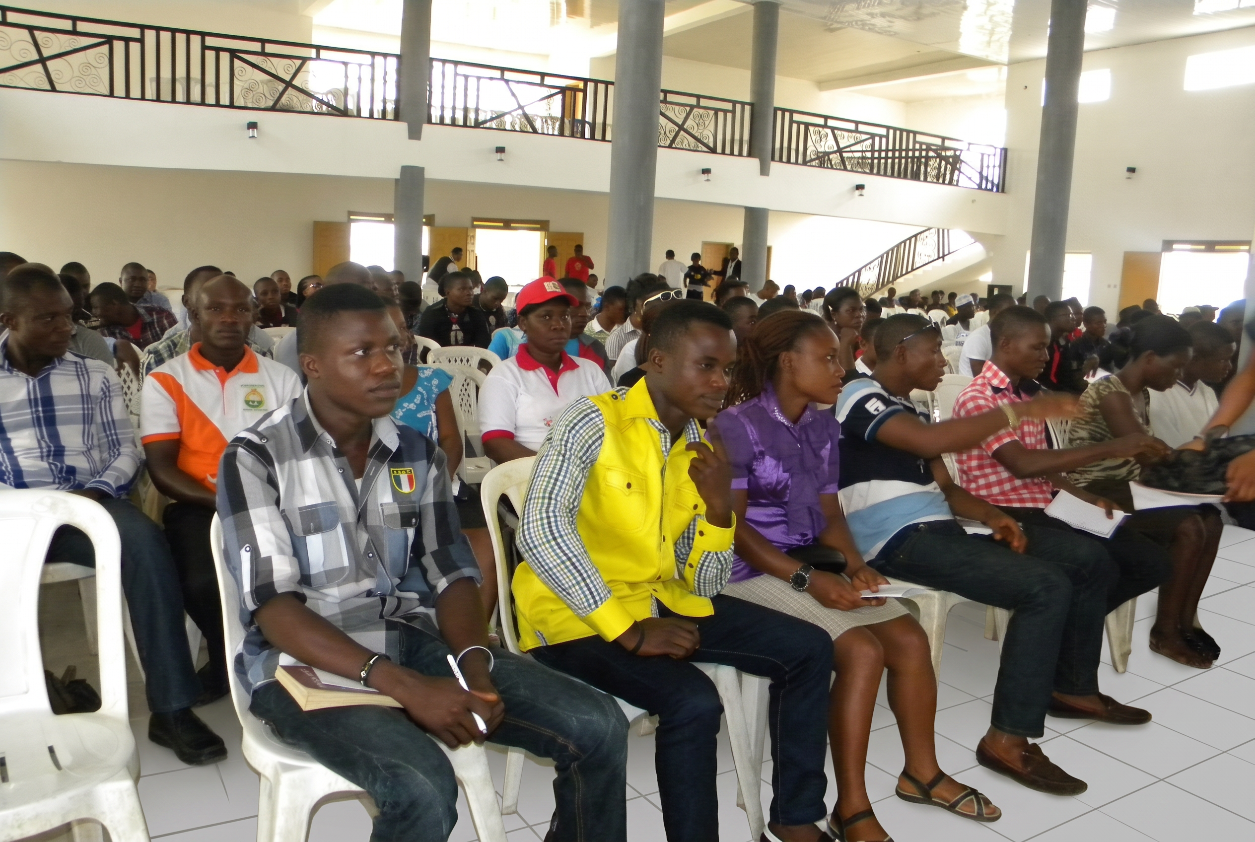 Young people gathered for a Treasuregate leadership event